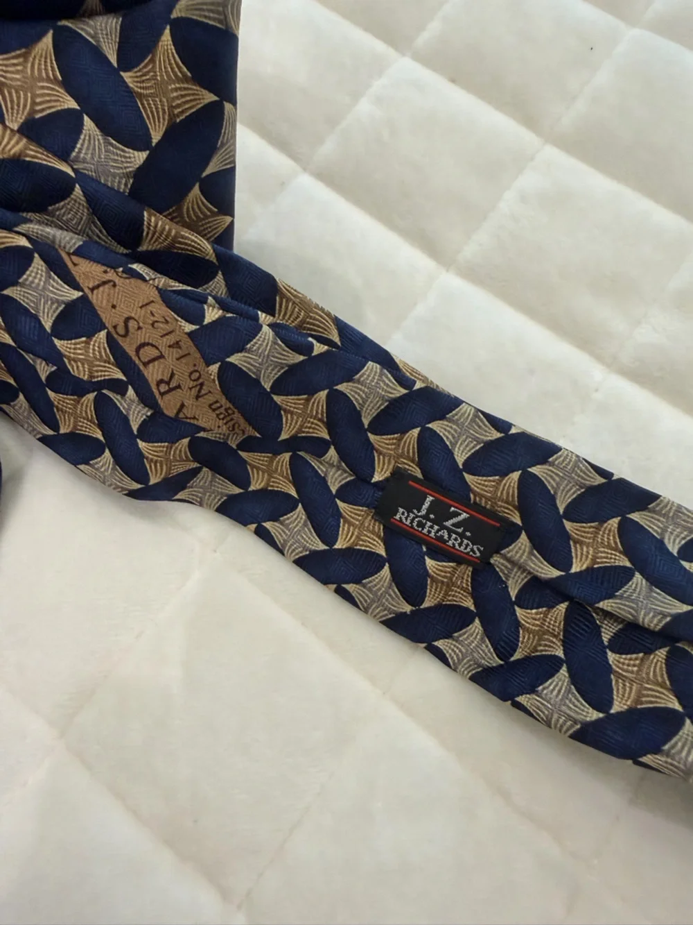 J Z Richards Nordstrom Men Vintage Silk Necktie Tie Designer Accessory Work
